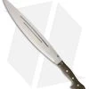 Bark River Barong Fixed Blade Knife Green Canvas Micarta (16.5" Satin)