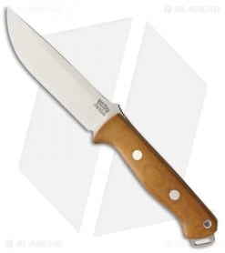 Bark River Knives Bravo 1.25 Fixed Blade Knife Natural Micarta (5" S35VN)