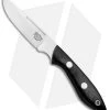 Bark River Adventurer II Fixed Blade Knife Black Canvas Micarta (3.25" Elmax)
