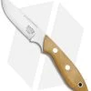 Bark River Adventurer Fixed Blade Knife Natural Canvas Micarta (3.25" Satin)