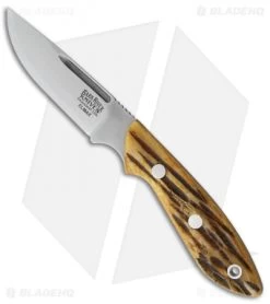 Bark River Adventurer Fixed Blade Knife Stag Horn (3.25" Elmax Satin)