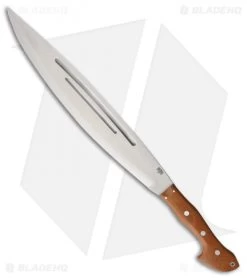Bark River Barong Fixed Blade Knife Natural Canvas Micarta (16.5" Satin)
