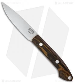 Bark River Bird & Trout Fixed Blade Knife Bocote Wood (3.625" Elmax)