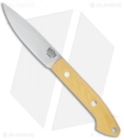 Bark River Bird & Trout Fixed Blade Knife Antique Ivory Micarta (3.625" Elmax)