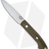 Bark River Bird & Trout Fixed Blade Knife Green Canvas Micarta (3.625" Elmax)