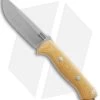 Bark River Knives Bravo 1 Knife Antique Ivory Micarta Fixed Blade (4.25" S35VN)