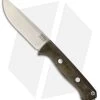 Bark River Bravo 1 Field Fixed Blade Knife Green Canvas Micarta (4.25" S35VN)