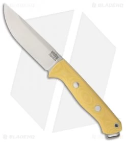 Bark River Bravo 1 Field Fixed Blade Knife Antique Ivory Micarta (4.25" S35VN)