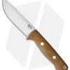 Bark River Bravo 1 Field Fixed Blade Knife Natural Canvas Micarta (4.25" Satin)