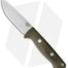 Bark River Bravo 1 LT Rampless Fixed Blade Knife Green Micarta (4.25" CPM-3V)