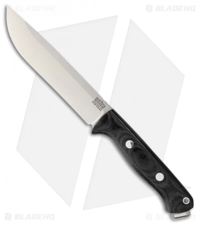 Bark River Knives Bravo 1.5 Field Knife Black Canvas Micarta (5.75" S35VN)