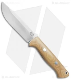 Bark River Bravo 1.25 LT Fixed Blade Knife Antique Ivory Micarta (5" CPM-3V)