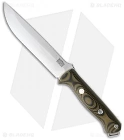 Bark River Knives Bravo 1.5 Knife Mil-Spec Camo G-10 Fixed Blade (5.8" S35VN)