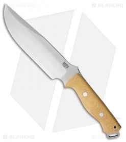 Bark River Bravo Survivor Fixed Blade Antique Ivory Micarta (7.125" CPM-3V)