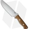 Bark River Bravo Survivor Fixed Blade Natural Canvas Micarta (7.125" CPM-3V)