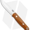 Bark River Bushcrafter II Fixed Blade Knife Natural Canvas Micarta (4.5" 3V)