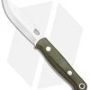 Bark River Bushcrafter Fixed Blade OD Green Canvas Micarta (3.875" Satin CPM-3V)