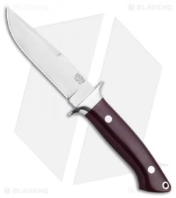 Bark River Chute Fixed Blade Knife Burgundy Micarta CPM 154 (3.75 Satin)