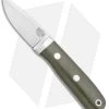 Bark River City Knife OD Green Micarta Fixed Blade Knife (2.5" Satin Elmax)