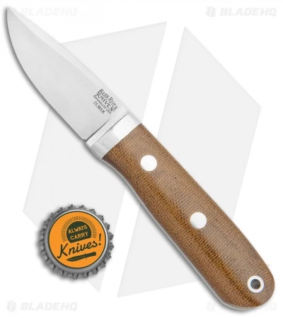 Bark River City Knife Natural Micarta Fixed Blade Knife (2.5" Satin Elmax) - Image 4