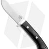 Bark River Classic Drop Point Knife Fixed Blade Black Micarta (3.75" Elmax)