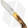Bark River Classic Drop Point Hunter Fixed Blade Knife Stag (3.75" A2 Satin)