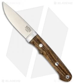 Bark River Classic Utility Caper Fixed Blade Knife Bocote Wood (3.25" Satin)