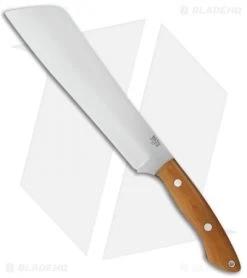 Bark River Dakkar Fixed Blade Knife Natural Canvas Micarta (10" Satin A-2)