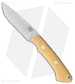 Bark River Featherweight Fox River Knife Antique Ivory Micarta (3.25" Satin)