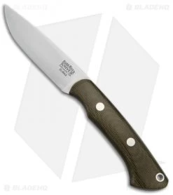 Bark River Featherweight Fox River Fixed Blade Knife Green Micarta (3.1" Elmax)