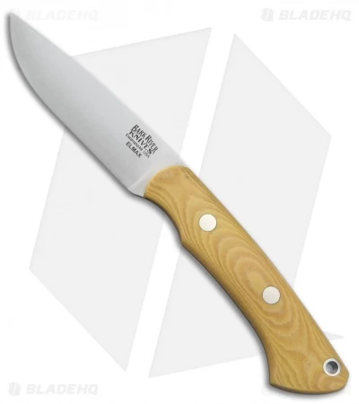 Bark River Featherweight Fox River Fixed Blade Knife Ivory Micarta (3.1" Elmax)