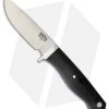 Bark River Fieldsman Fixed Blade Knife Black Canvas Micarta (3.375" Satin)