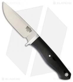 Bark River Fieldsman Fixed Blade Knife Black Canvas Micarta (3.375" Satin)