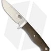 Bark River Fieldsman Fixed Blade Knife Green Canvas Micarta (3.375" Satin)