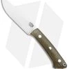 Bark River Fox River Fixed Blade Knife Green Canvas Micarta (4" CPM-3V)