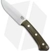 Bark River Fox River LT Fixed Blade Knife Green Canvas Micarta (4.25" Satin)