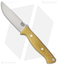 Bark River Gunny Bravo Fixed Blade Knife Antique Ivory Micarta (3.78" CPM-3V)