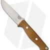 Bark River Gunny Bravo Fixed Blade Knife Natural Canvas Micarta (3.78" CPM-3V)