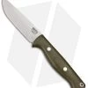 Bark River Gunny Hunter Fixed Blade Knife Green Canvas Micarta (4" CPM-3V)