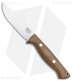 Bark River Gunny Hunter LT Fixed Blade Knife Tan Micarta (3.75" Elmax)