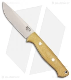 Bark River Gunny Hunter Fixed Blade Knife Antique Ivory Micarta (3.75" CPM 3V)