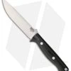 Bark River Gunny Vortex Ramped Fixed Blade Knife Black Micarta (4.75" A-2)