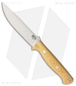 Bark River Gunny Vortex Ramped Fixed Blade Knife Ivory Micarta (4.75" A-2)