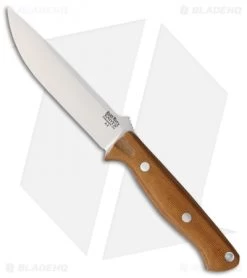 Bark River Gunny Vortex Ramped Fixed Blade Knife Natural Micarta (4.75" A-2)