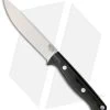 Bark River Gunny Vortex Rampless Fixed Blade Knife Black Micarta (4.75" A-2)
