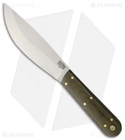Bark River Hudson Bay Trade Fixed Blade Knife Green Micarta (5.5" A-2)