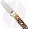 Bark River Huntsman Fixed Blade Knife Antique Stag Bone (3.25" Satin)