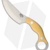 Bark River JX4 Bush Bat Fixed Blade Knife Antique Ivory Micarta (3.5" Satin)