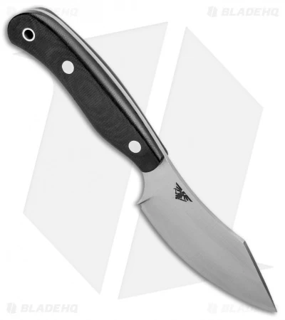 Bark River JX6 Companion Fixed Blade Knife Black Canvas Micarta (3.5" Elmax) - Image 2