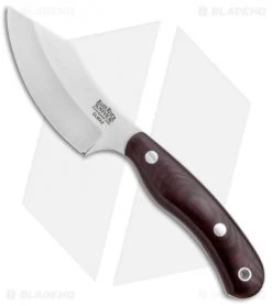 Bark River JX6 Companion Fixed Blade Knife Burgundy Canvas Micarta (3.5" Elmax)